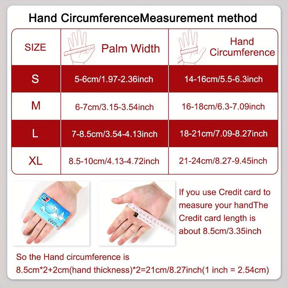 1 Pair Blue Size M Outdoor Sports Gloves