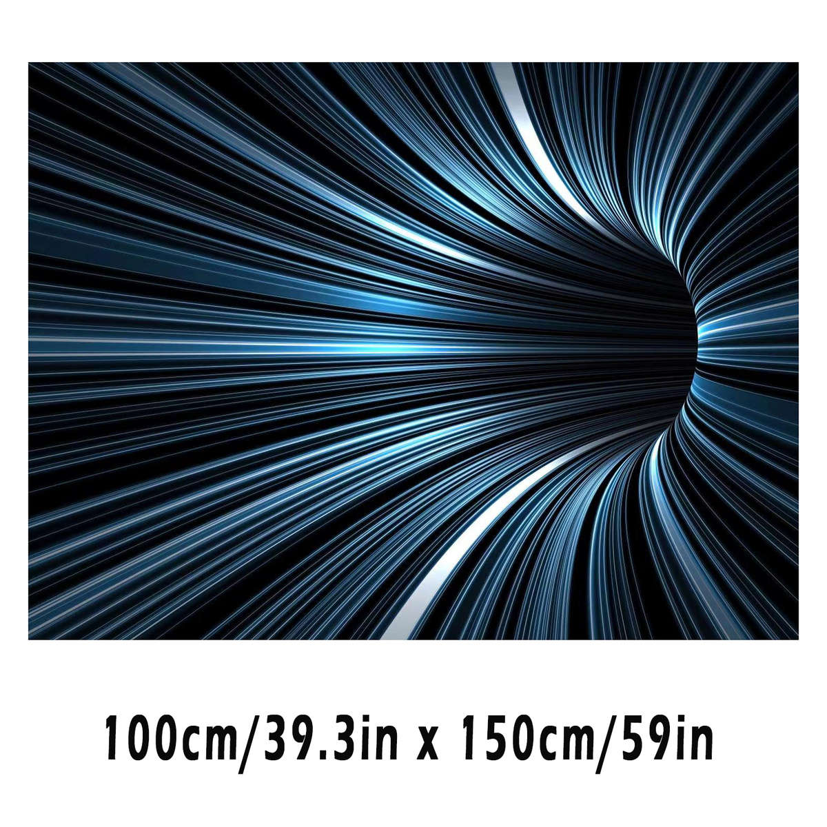 1Pc 140x200cm Spiral Floor Mat