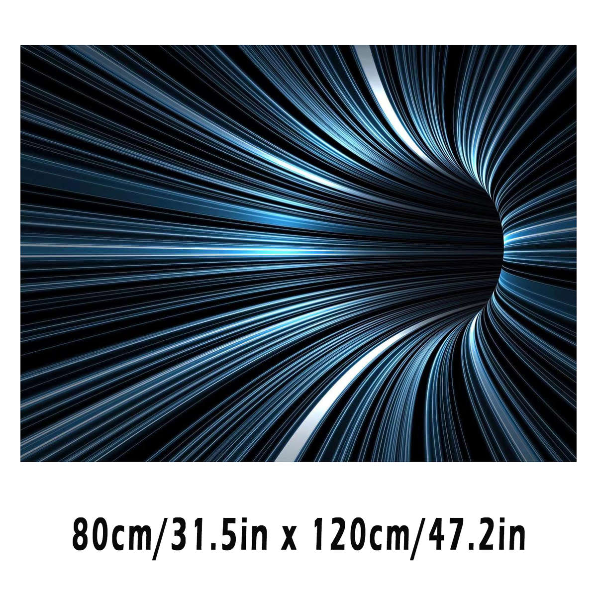 1Pc 140x200cm Spiral Floor Mat