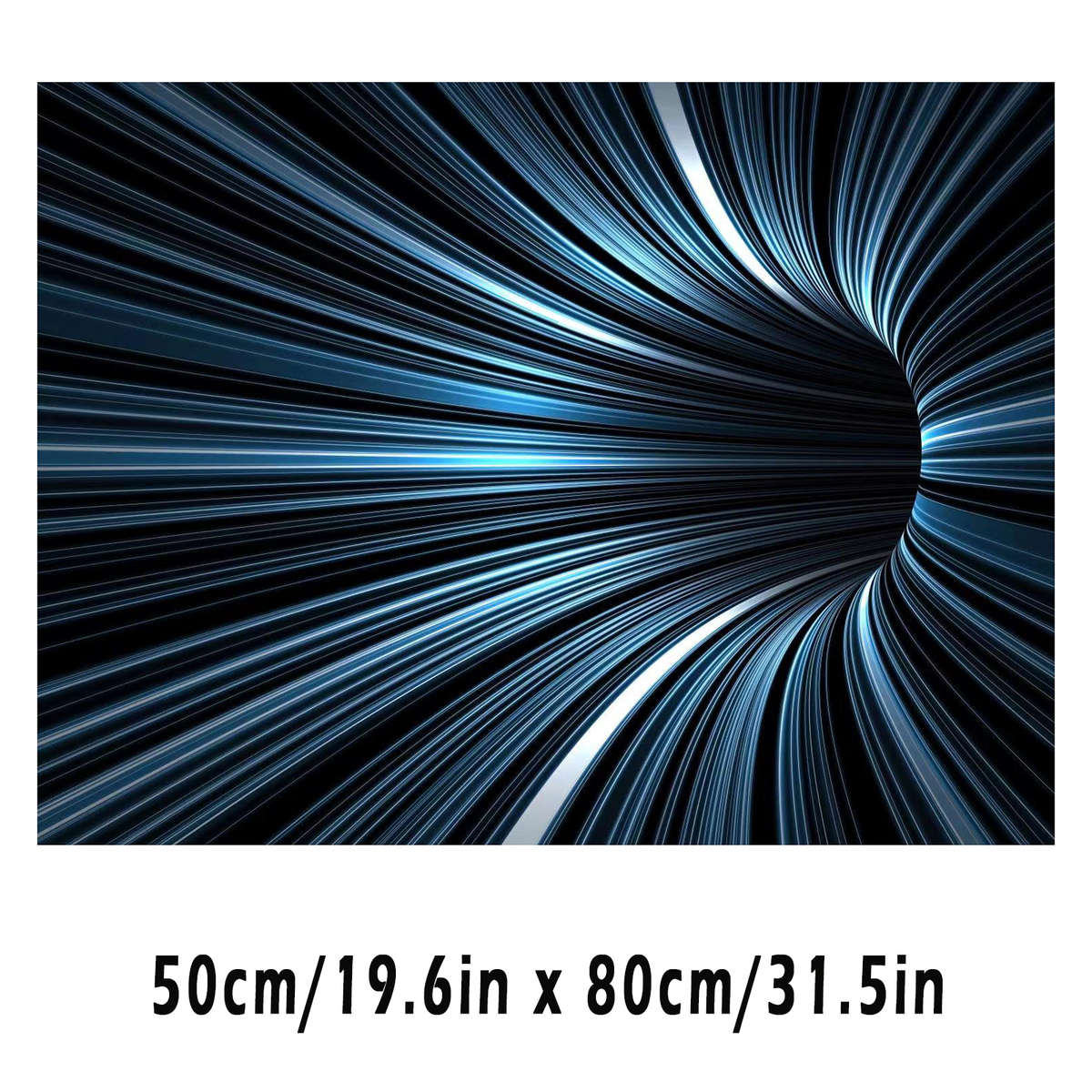 1Pc 140x200cm Spiral Floor Mat
