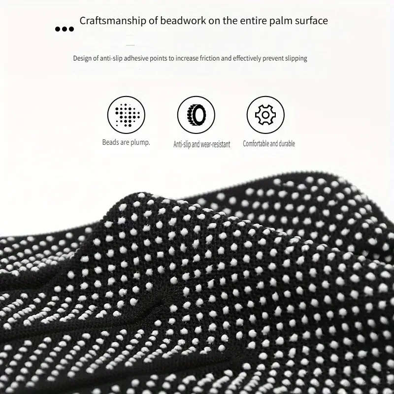 5 Pairs Unisex Non-Slip Breathable Polyester Knit Gloves