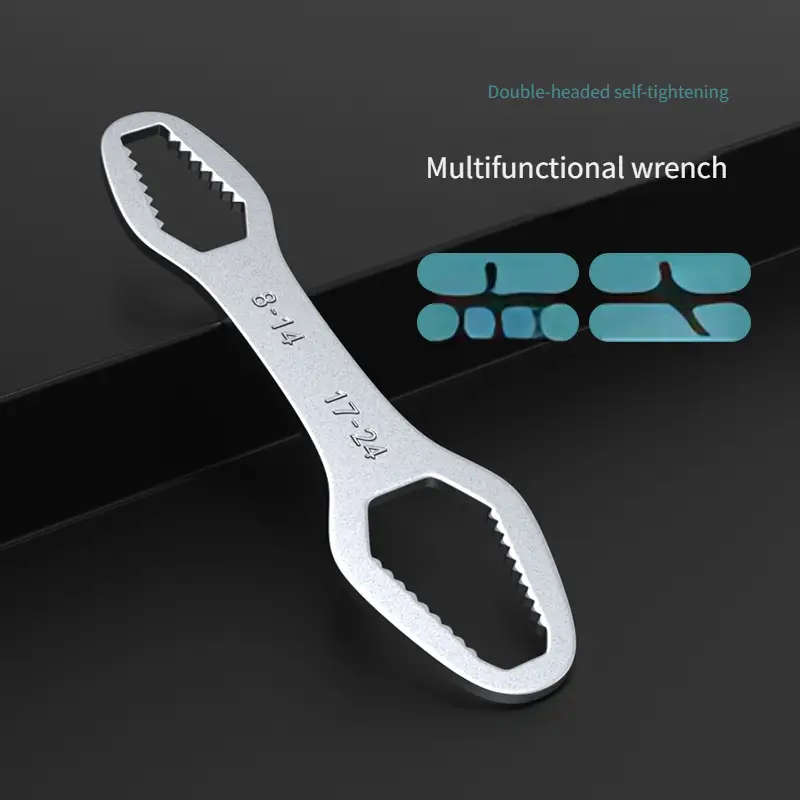 1Pc 3.5mm Versatile Double Ended Plum Wrench Spanners Tool 8 To 24mm