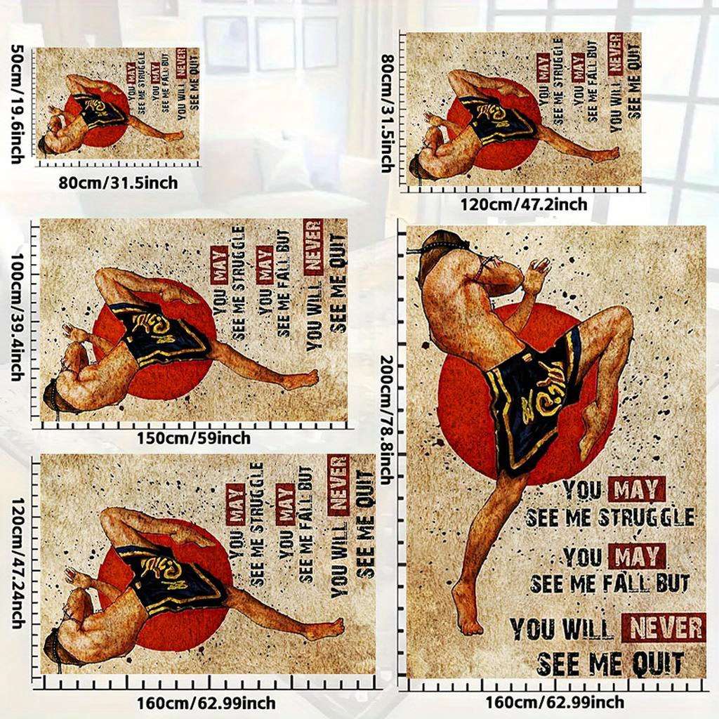 1Pc 6Ox9Ocm Floor Mat