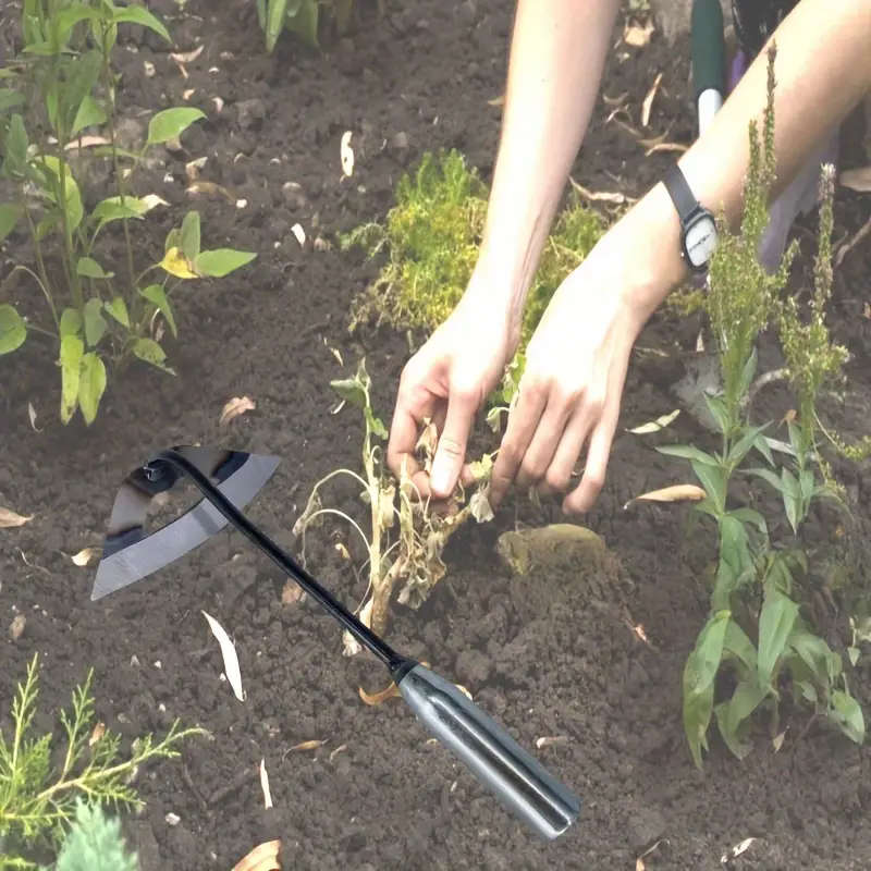 1 13" All Steel Hollow Weeding and Planting Tool