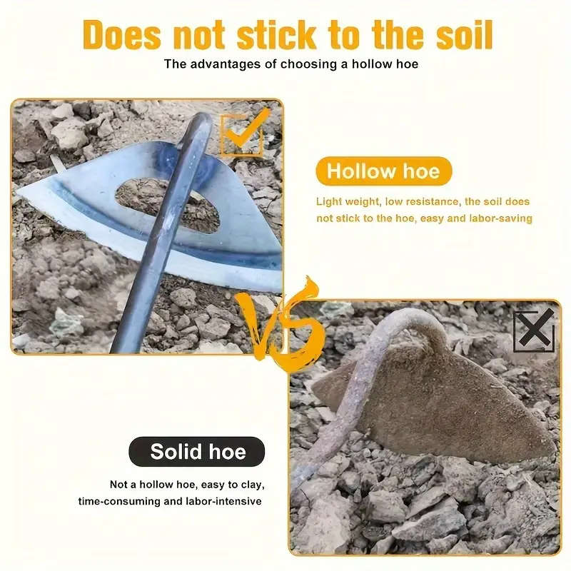 1 13" All Steel Hollow Weeding and Planting Tool