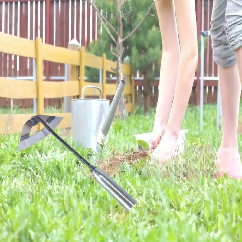 1 13" All Steel Hollow Weeding and Planting Tool