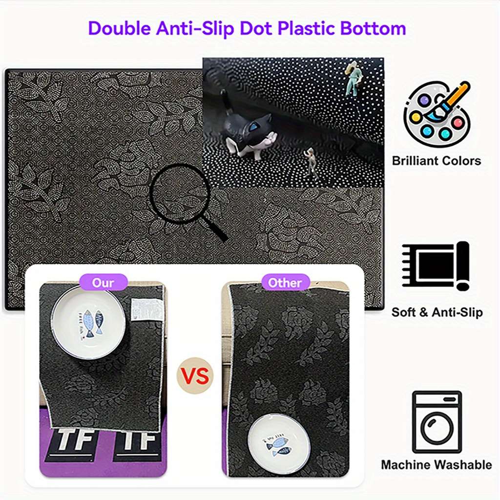 1Pc 4Ox6Ocm Floor Mat