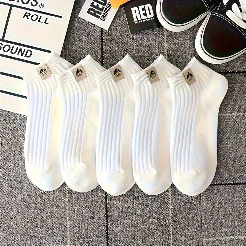 10 Pairs White One Size High Elastic Socks