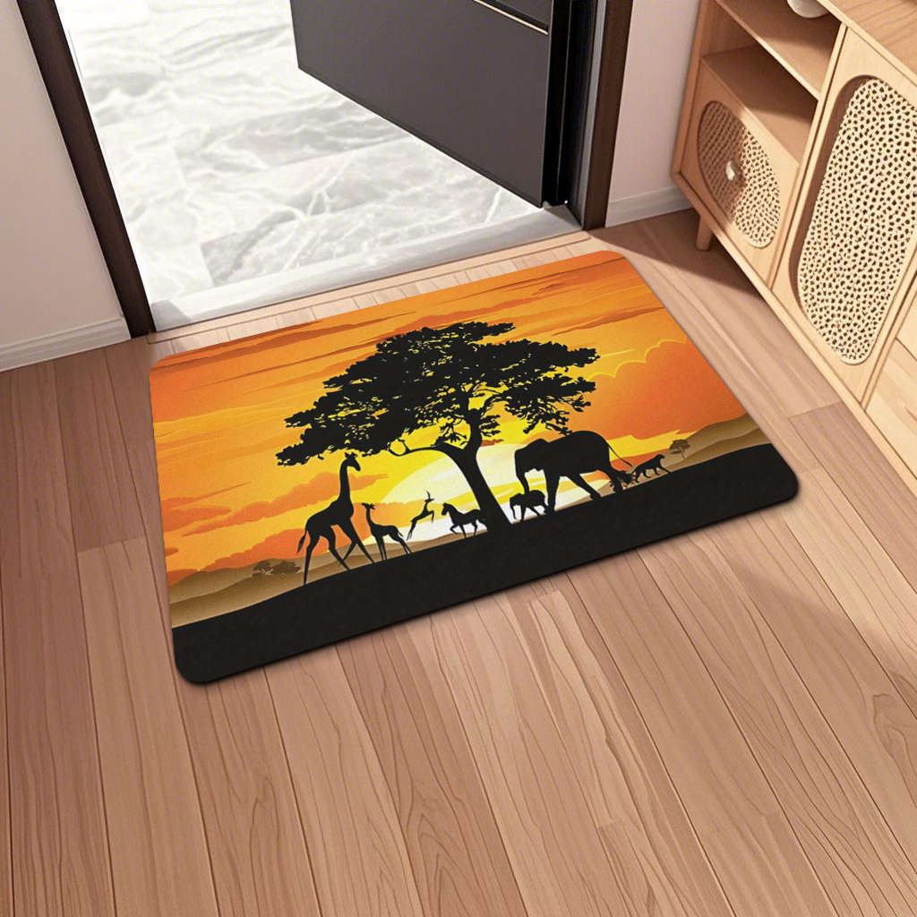 1Pc 15.75x23.62inch 40x60cm Floor Mat
