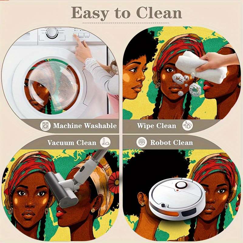 1Pc 47.25x63.0inch 120.01x160cm Floor Mat