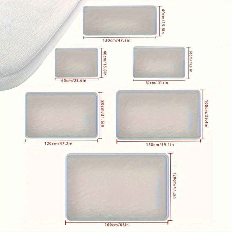 1Pc 47.25x63.0inch 120.01x160cm Floor Mat