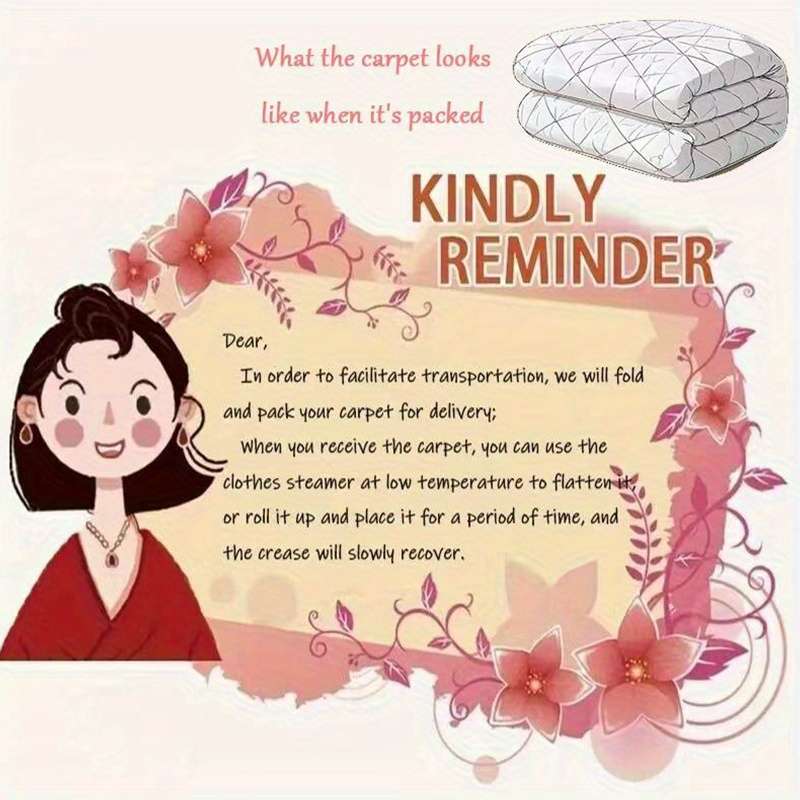 1Pc 4Ox6Ocm Floor Mat