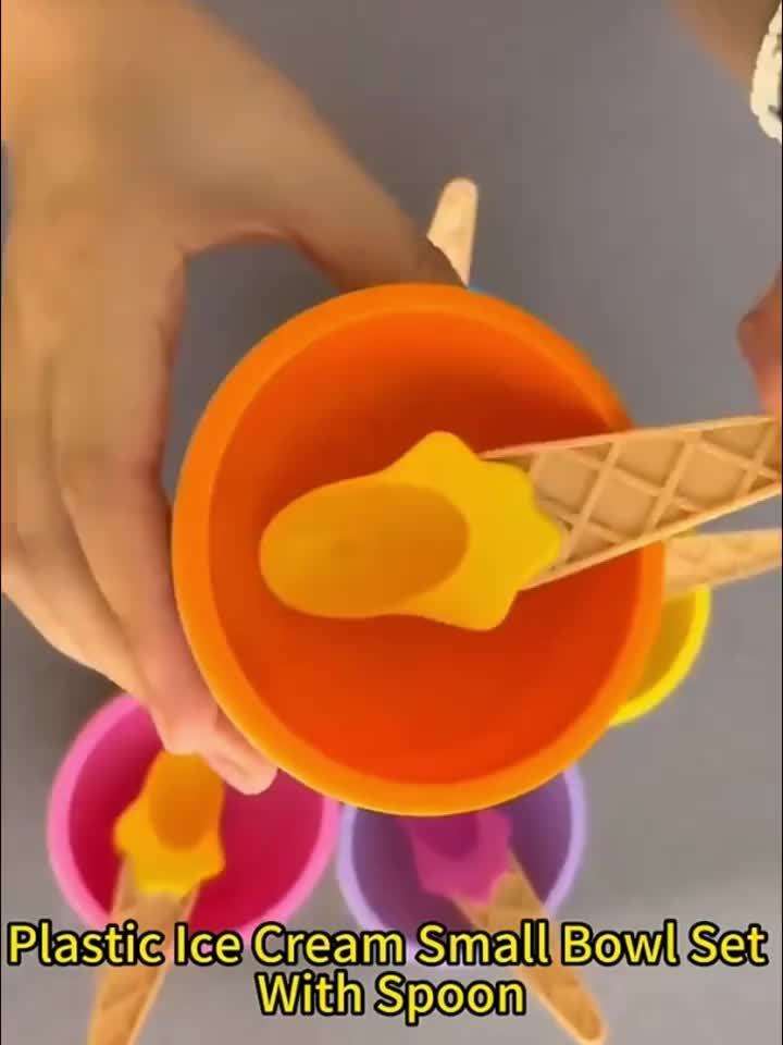 6pcs scoops and 6 bowls ice cream mixing bowls food and play with hot hands ice cr