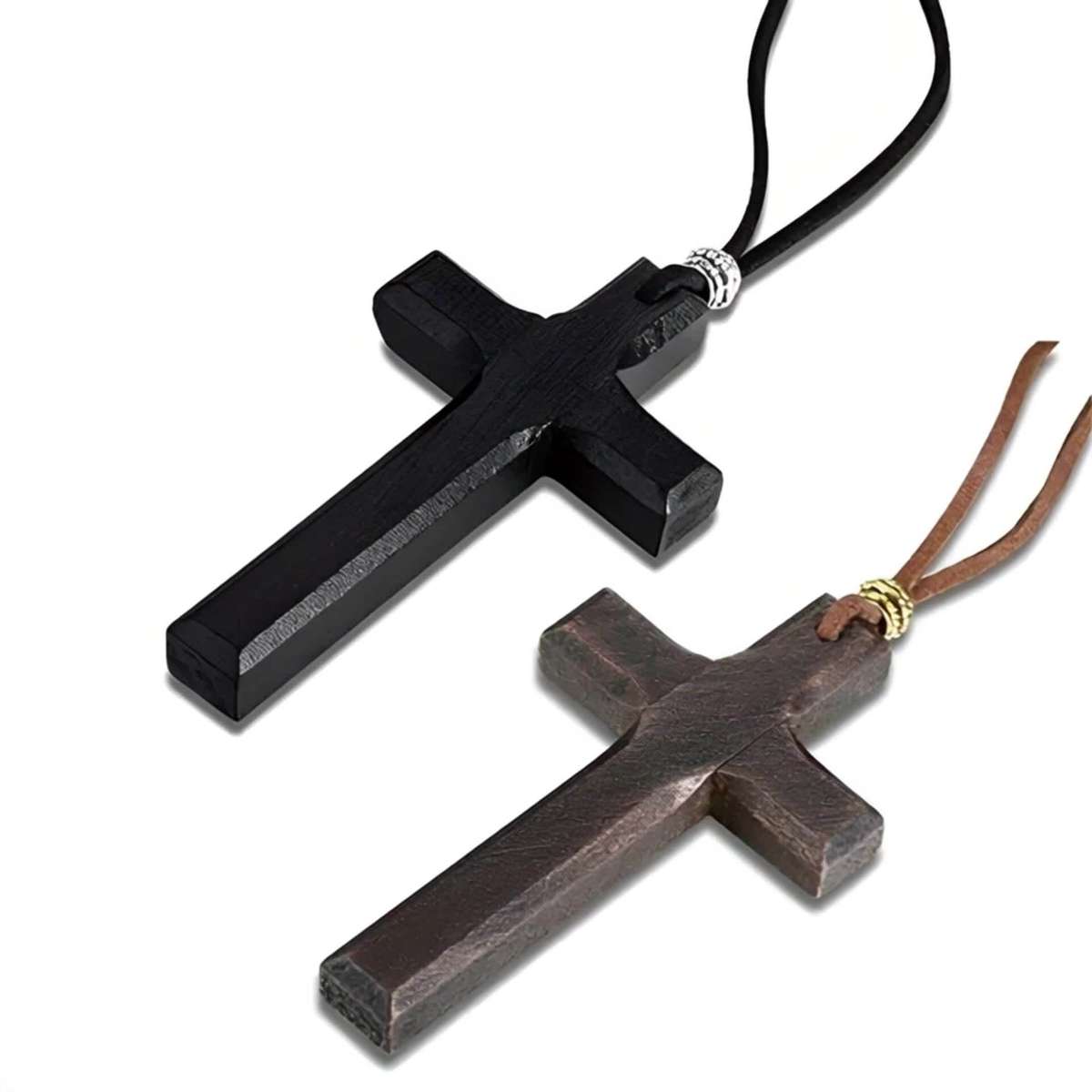 1 Piece A Brown Jesus Theme Pendant