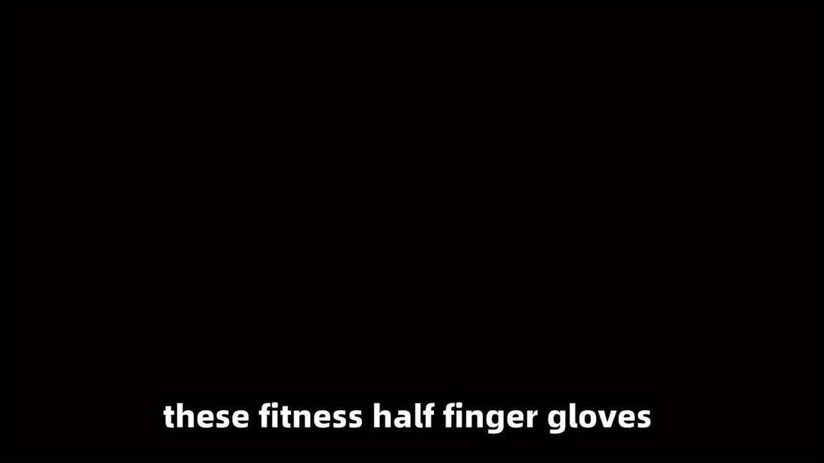 1 Pair Black Size M Outdoor Sports Gloves