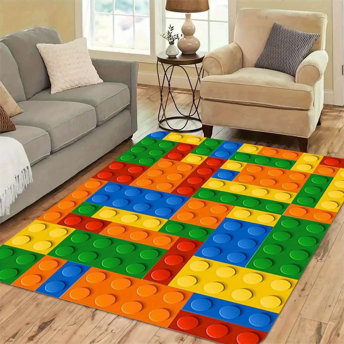 1Pc Polychrome 100cmx150cm 39.37x59inch Floor Mat