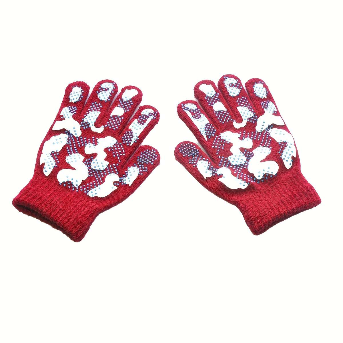 1 Pair Black Outdoor Sports Gloves