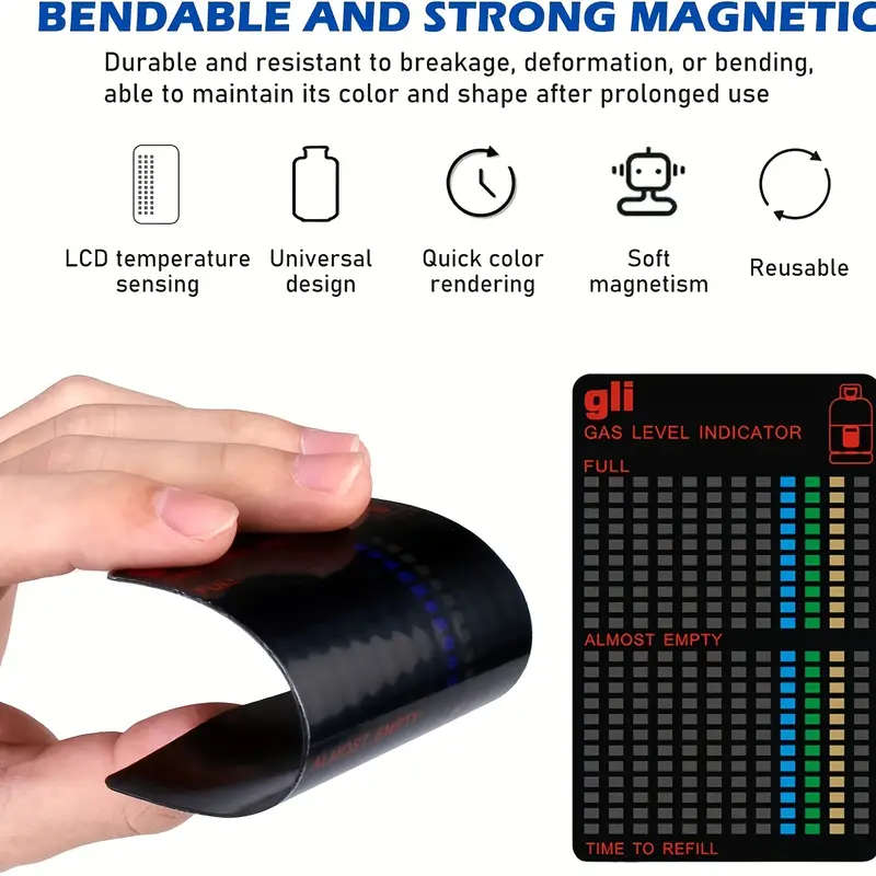 10Piece Practical Propane Butane LPG Fuel Tank Level Indicator