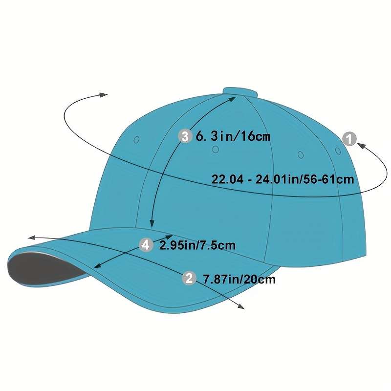 1pc Unisex Tortoise Embroidered Sunshade Baseball Cap Breathable Adjustable Casual Perfect