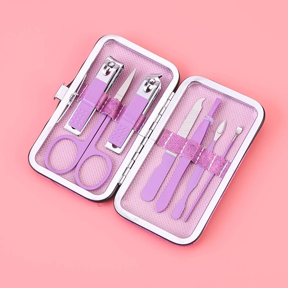 7pcs Set of Maka Purple Nail Clippers