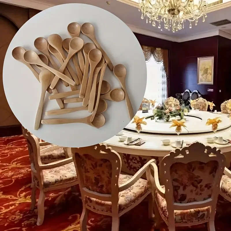 10 Piece Bamboo Spoon Set