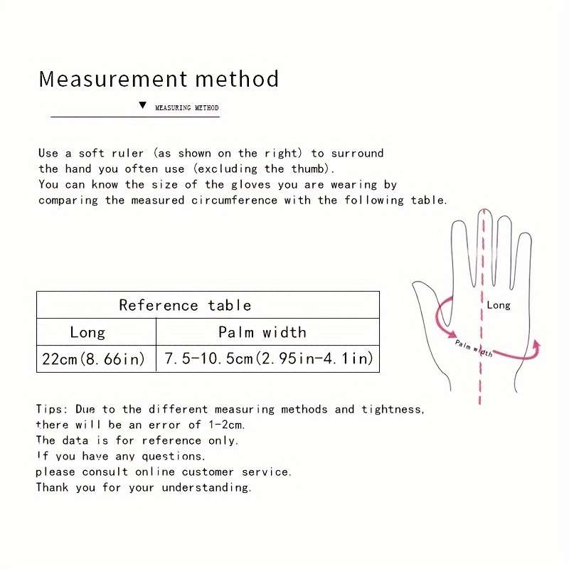 1 Pair Hidden Gray Warm Gloves