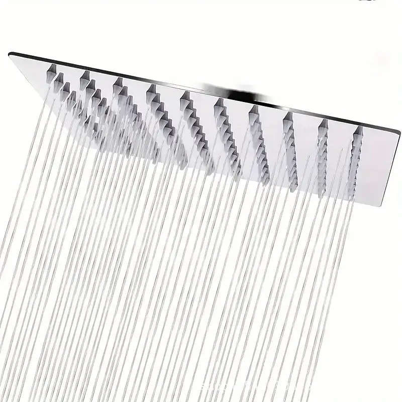 20cm Stainless Steel Square Rainfall Shower Head
