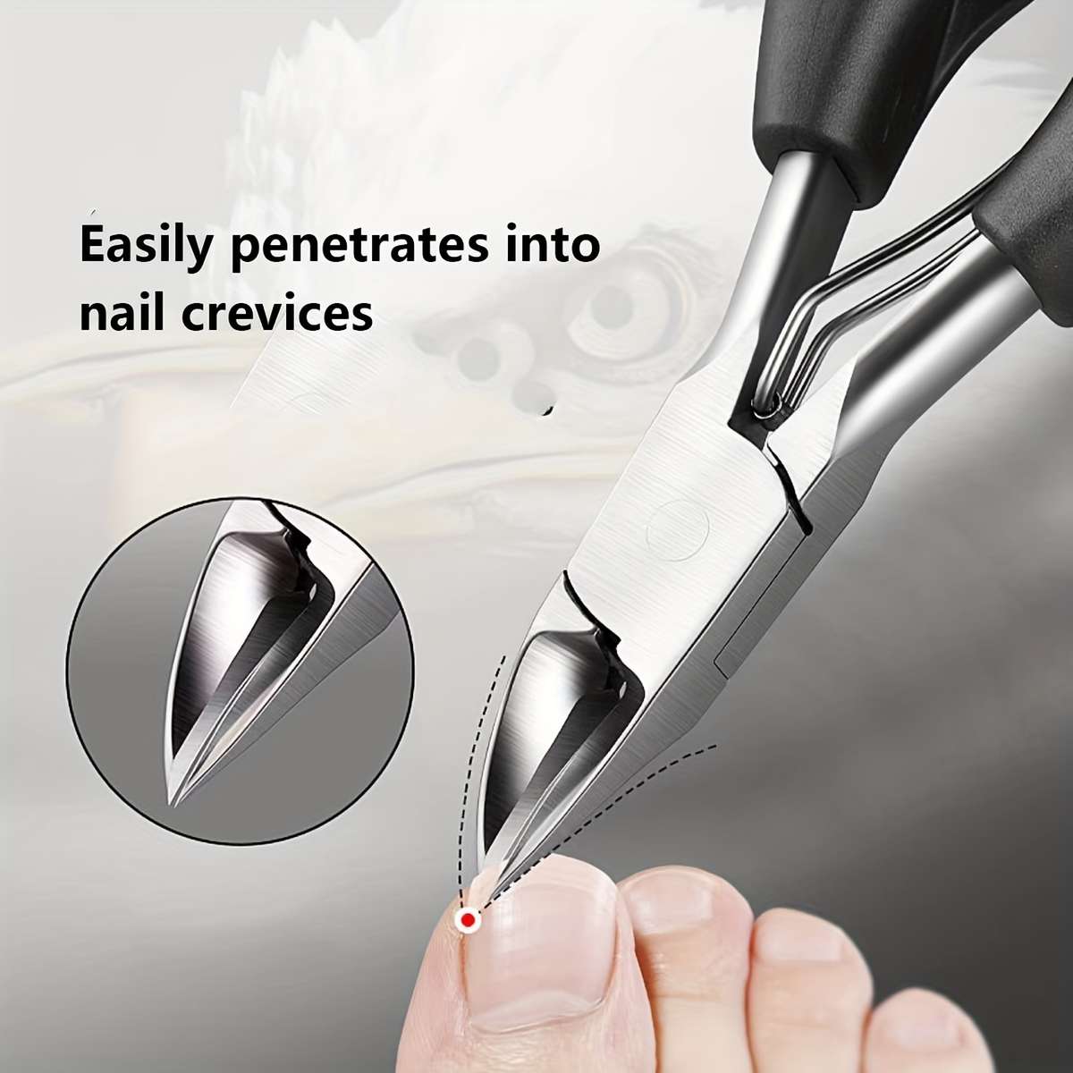 1 professional German standard nail care clipper heavy-duty thick nail trimmer suitable for