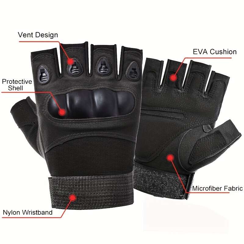 1 Pair Army Green Size L Outdoor Sports Gloves