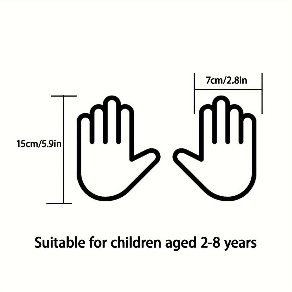 1 Pair Blue Warm Gloves