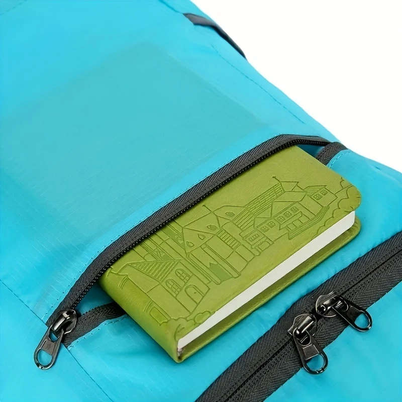 1pc Ultra-Lightweight Portable Folding Backpack for Outdoor Travel Camping Durable Polyester