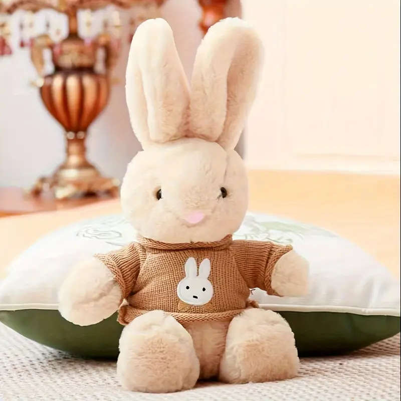 Cute Sweater Bunny Plush Toy Blue
