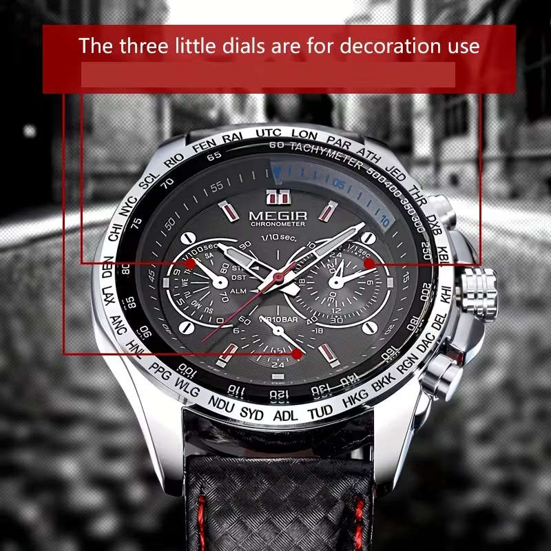 MEGIR Men's Sporty Quartz Watch