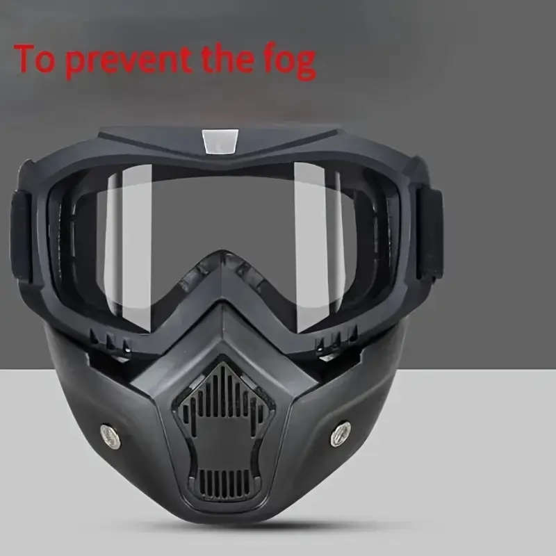Full-Face HD Transparent Anti-Fog Mask