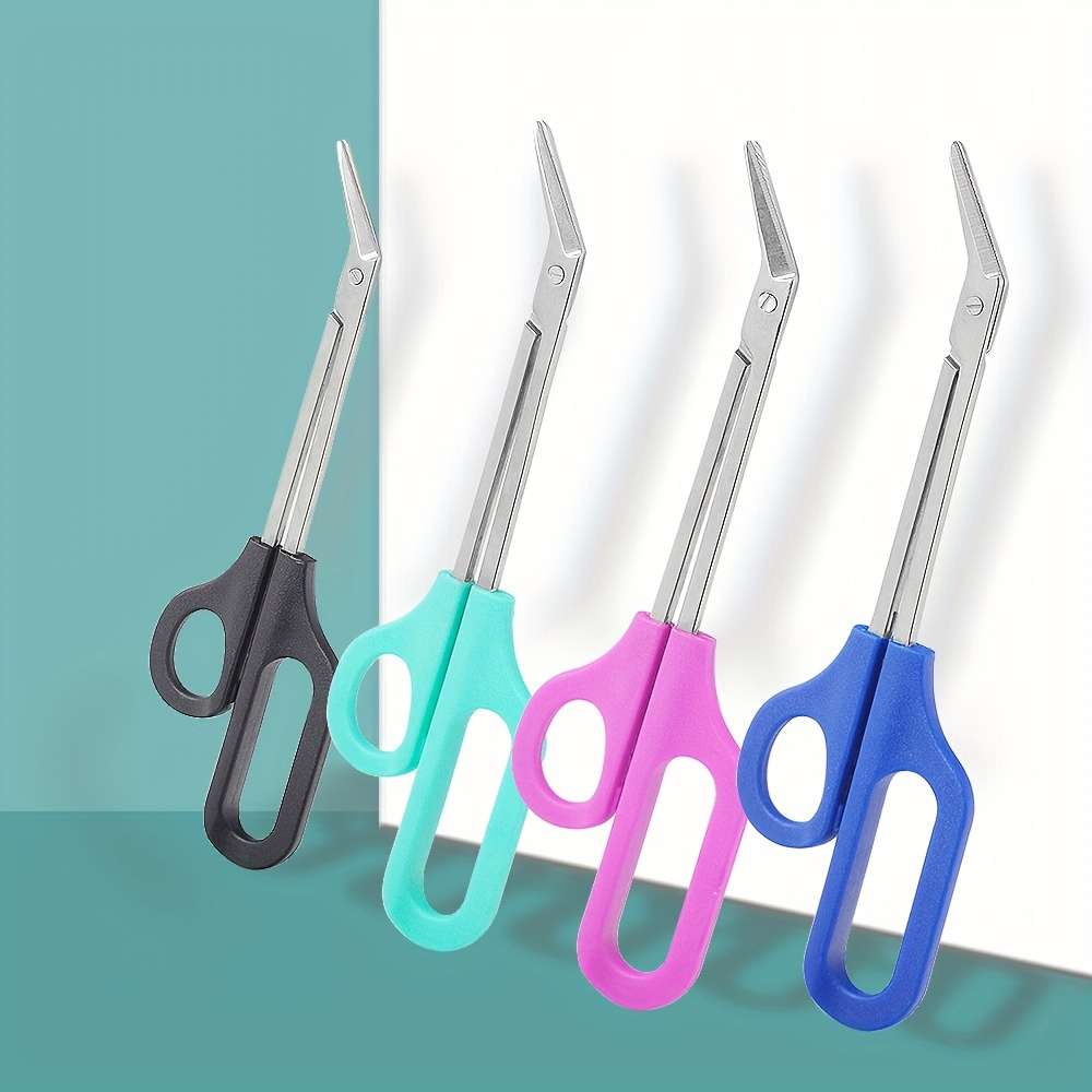 1pc Toenail Scissors Toe Nail Clippers For Thick Toenails Long Handled-Toenail Scissors Precisi
