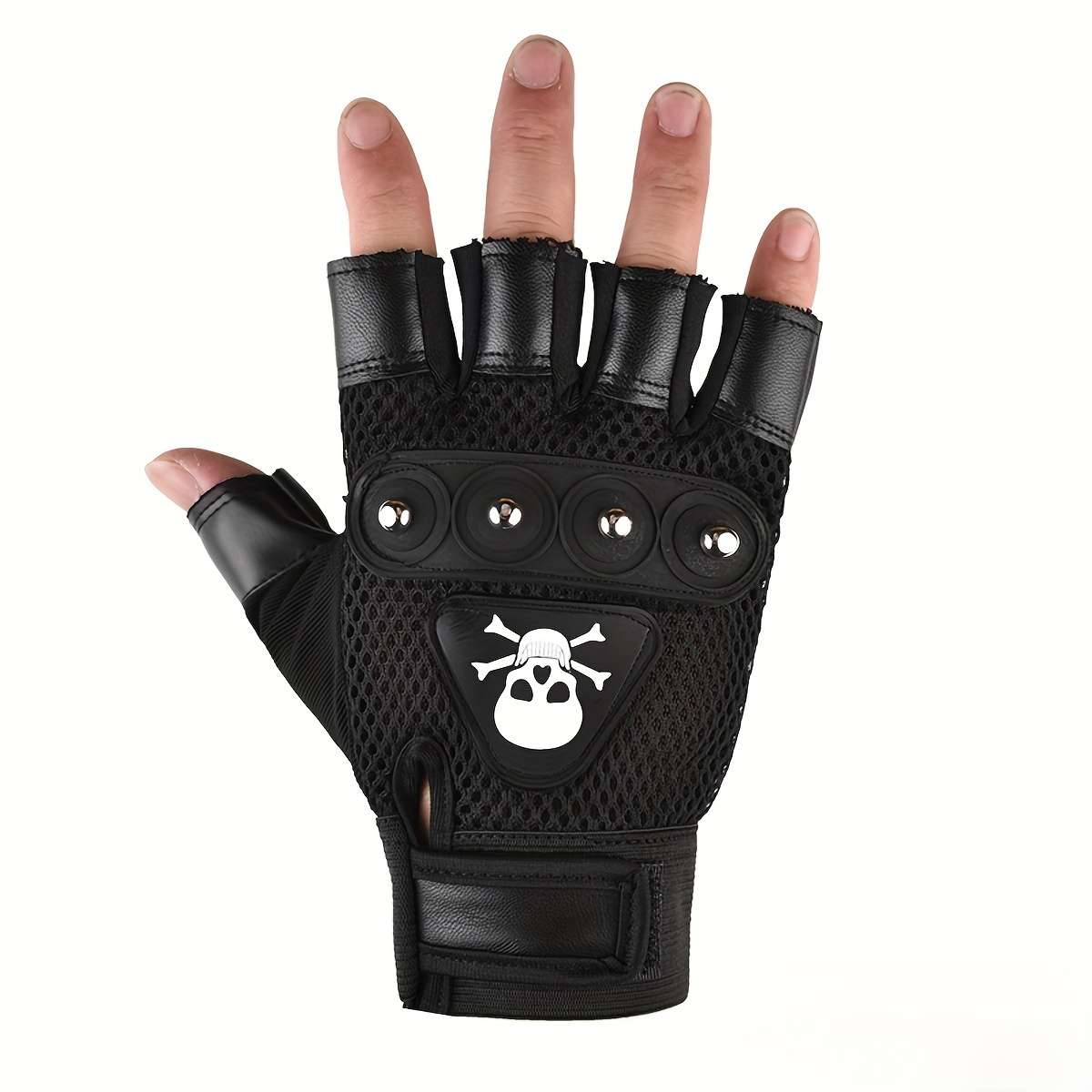 1 Pair Blue Outdoor Sports Gloves