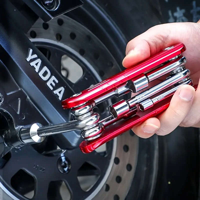 1pc Portable Wrench Mini Folding Hexagon Socket Wrench