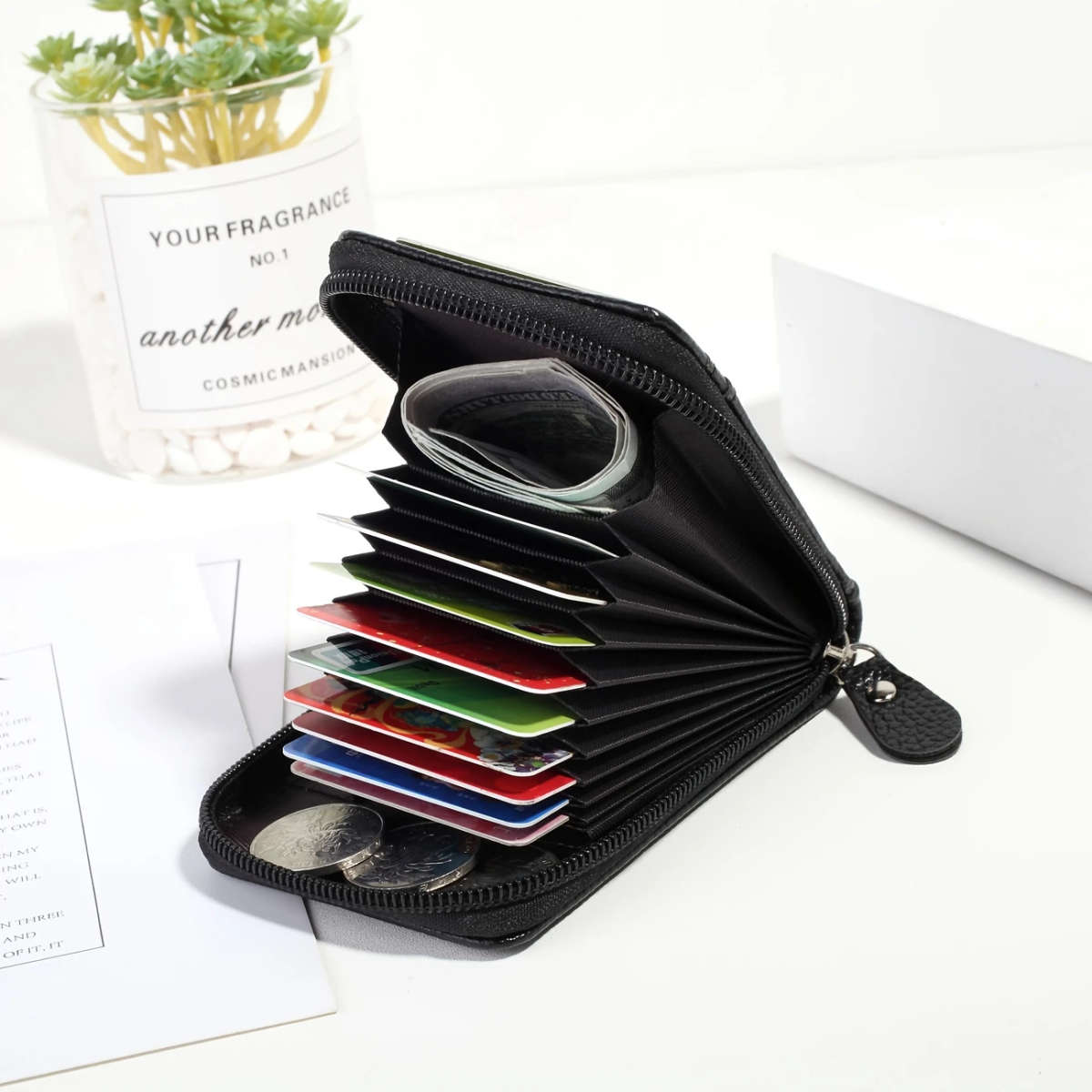Zippered Credit Card Holder