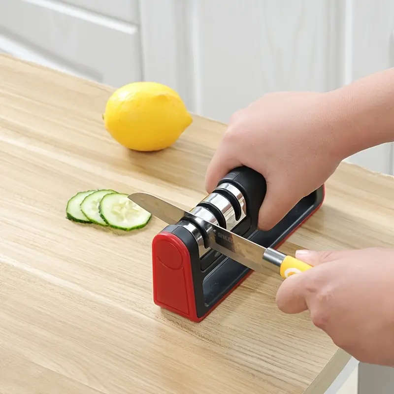 3 Stage Knife Professional Sharpener Stainless Steel