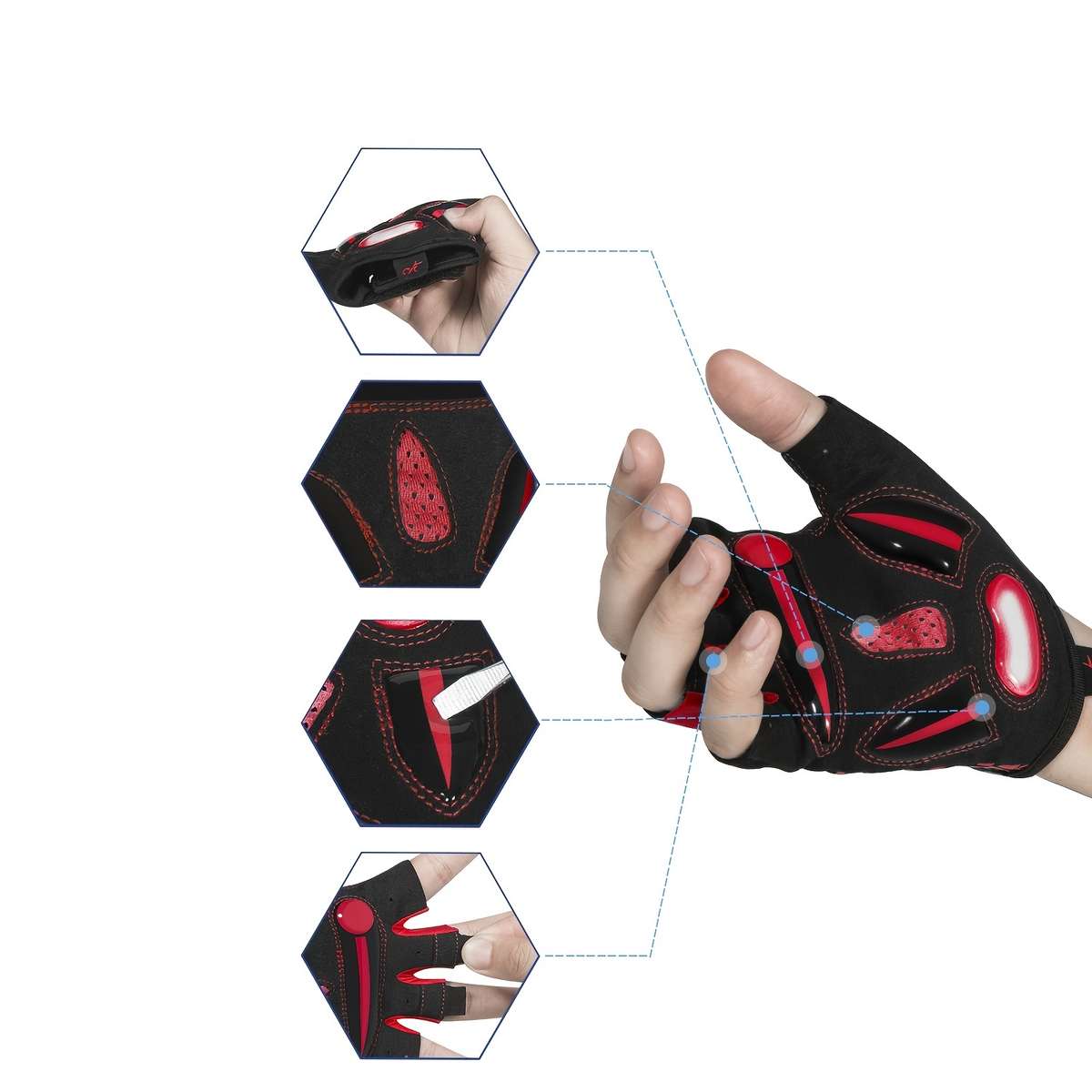 1 Pair X Large Outdoor Sports Gloves