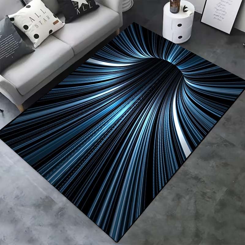 1Pc 140x200cm Spiral Floor Mat