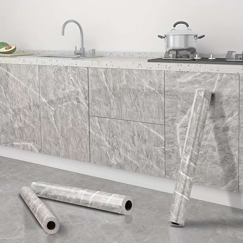 1PC Wall StickersGray2000cmX60cm 787.4inX23.62in