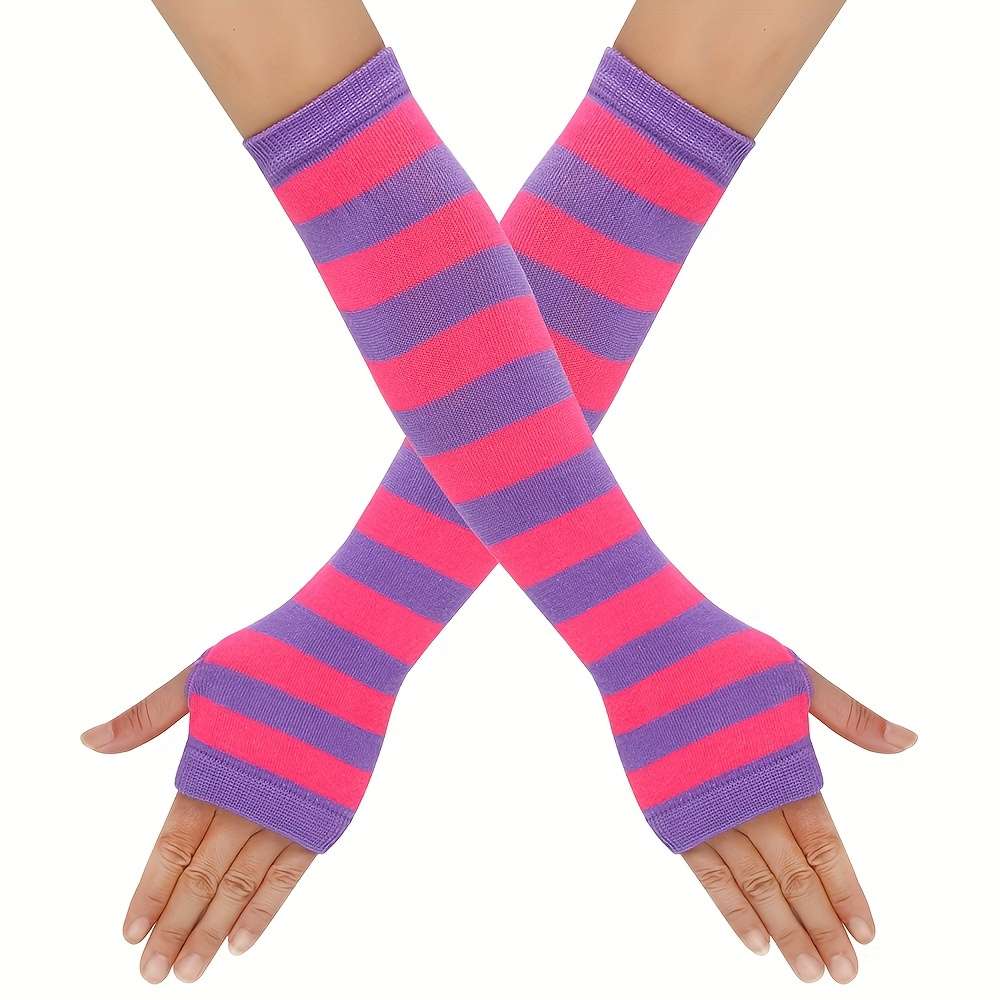 1 Pair Green Warm Gloves