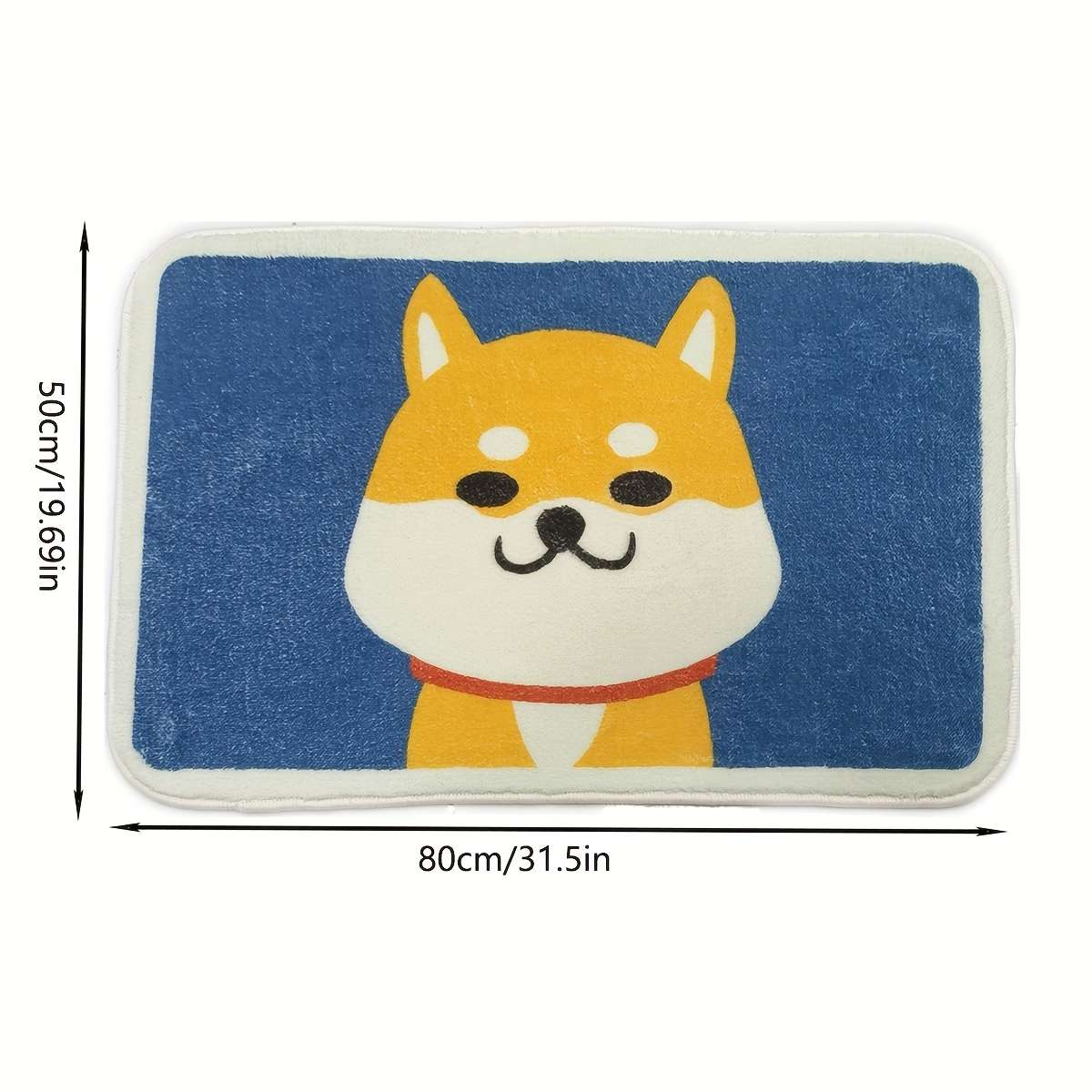 1Pc 50x80cm Puppy Pattern Floor Mat