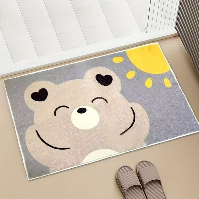 1Pc 50x80cm Puppy Pattern Floor Mat