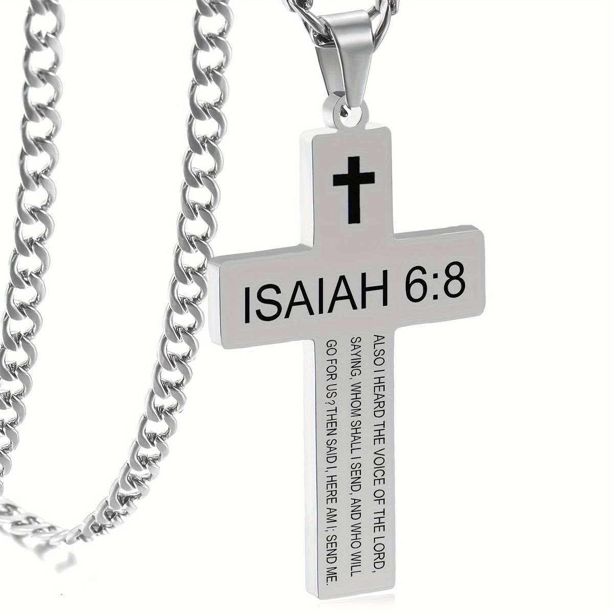 1 Piece Silvery Jesus Theme Pendant