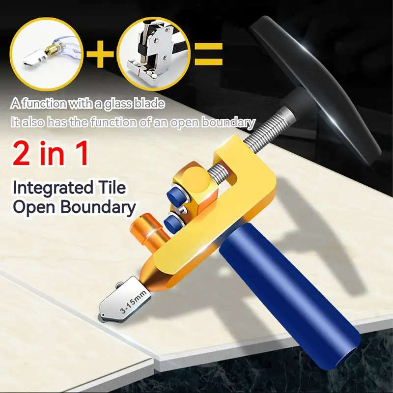 2-in-1 Diamond Tile Cutter Breaker Pliers Set  Includes Stainless Steel Blades Gaskets
