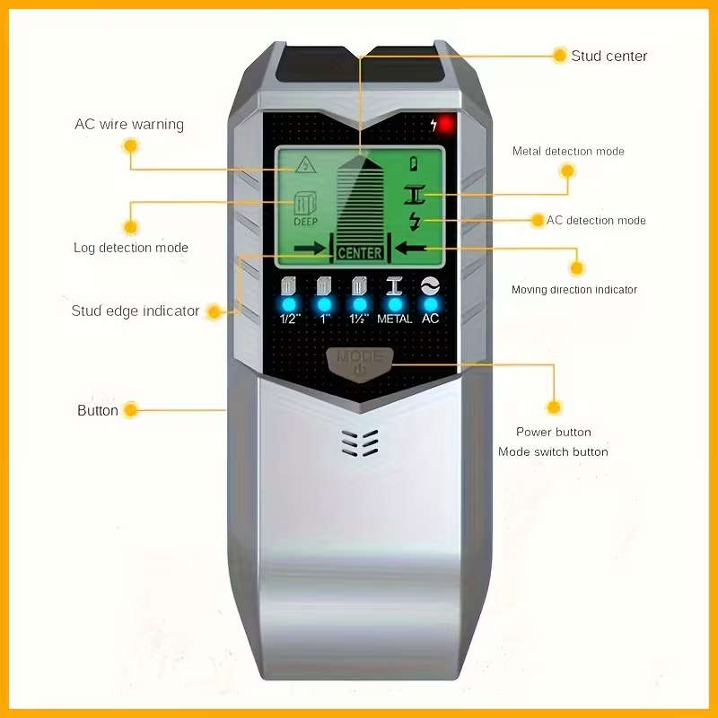 SH402 5-in-1 Multifunction Wall Detector