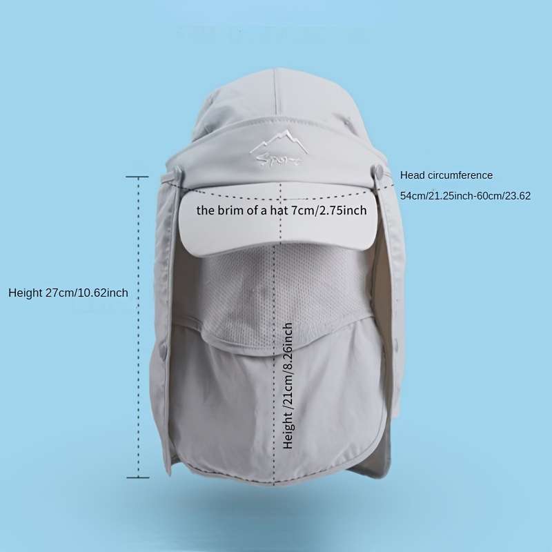 Gentle Care Men's Quick-Dry Sun Protection Hat