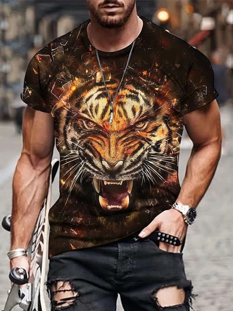 Men's T-Shirt, Short Sleeve, SIZE LARGE